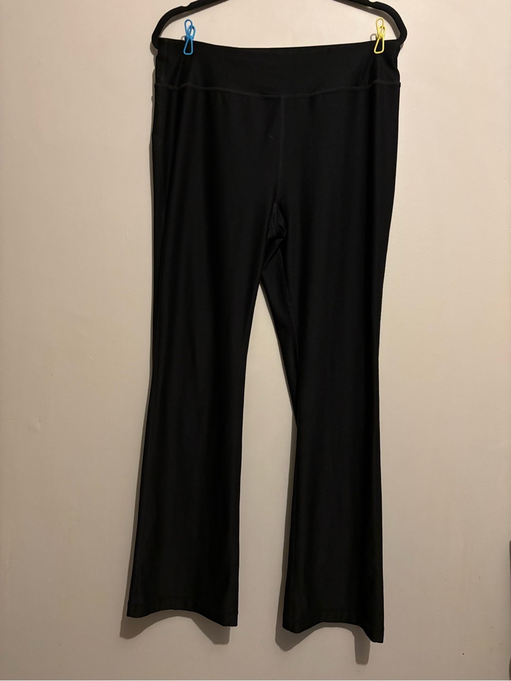 Athletic Works Black Boot-Cut Stretch Pants